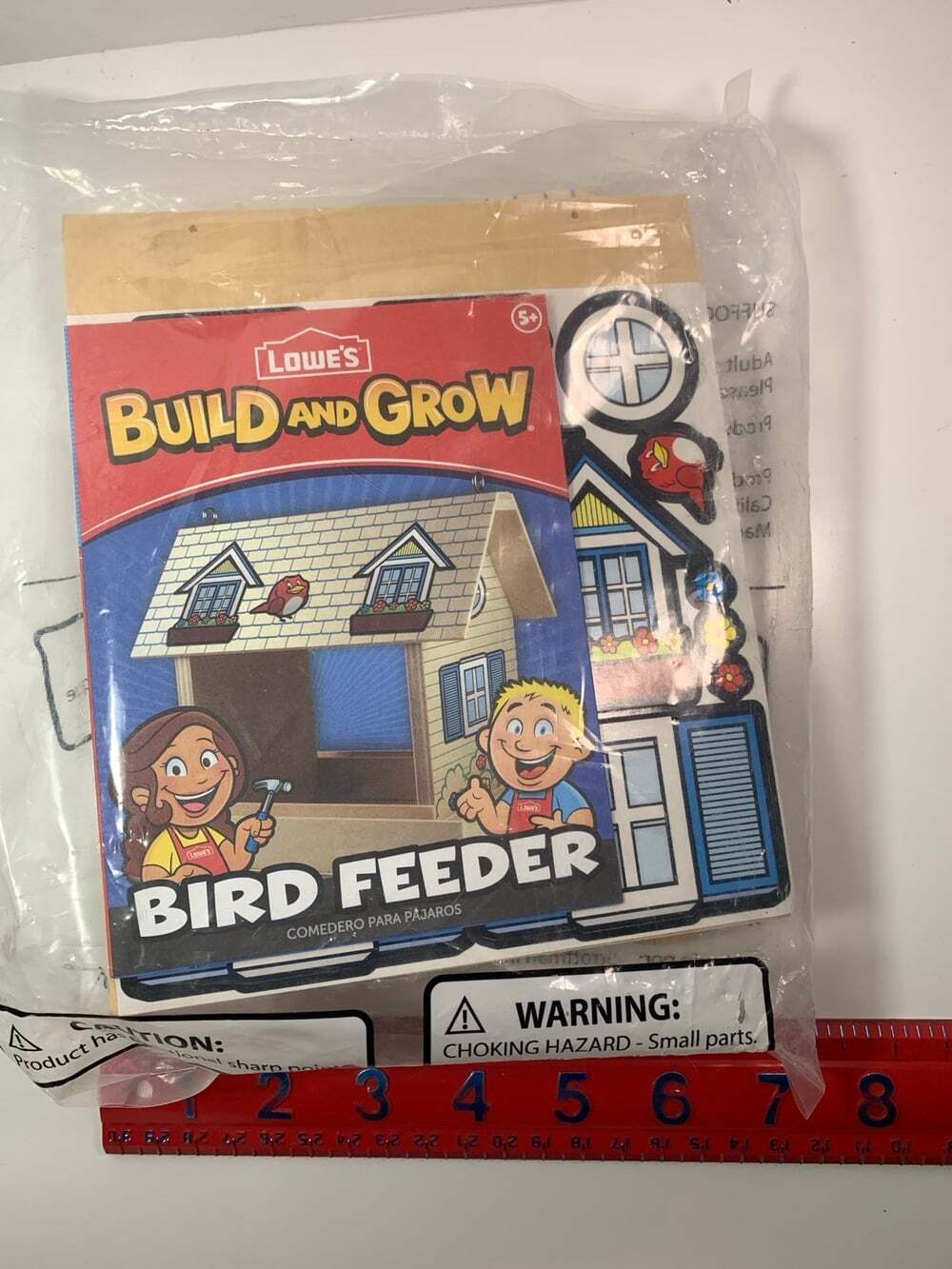 Lowe’s Activy Bird Feeder Kit ages 3+ Build and Grow